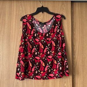 Multicolored patterned blouse